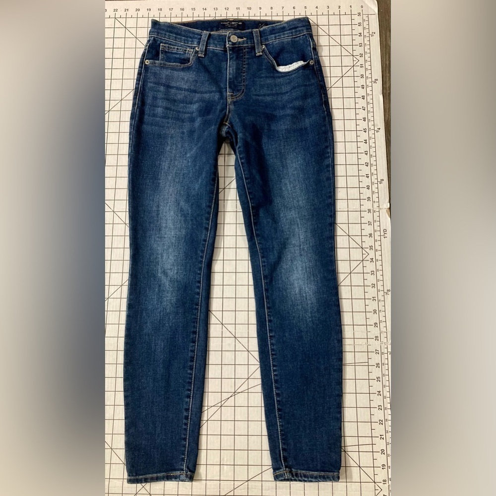 Lucky Brand Women’s Size 4/27 Regular Blue Midrise Skinny Ava Jeans‎